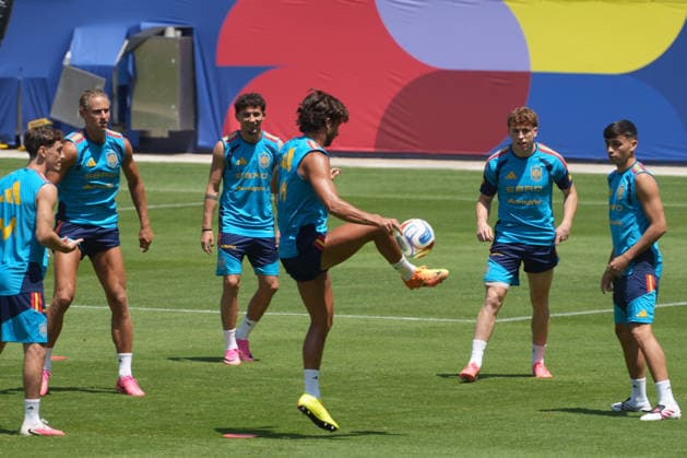 Fußball, FIFA WM, Nationalteam Spanien, Training