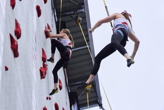 Klettern, Speedclimbing, IFSC Weltcup in Krakau