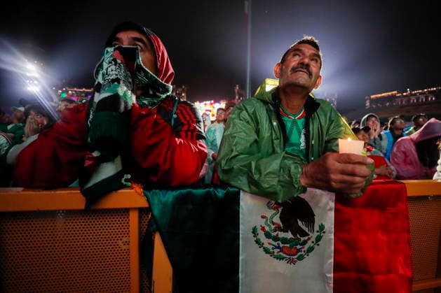 Fußball, FIFA WM 2026, Mexiko -England, Public Viewing und Fanfest in Mexico Stadt