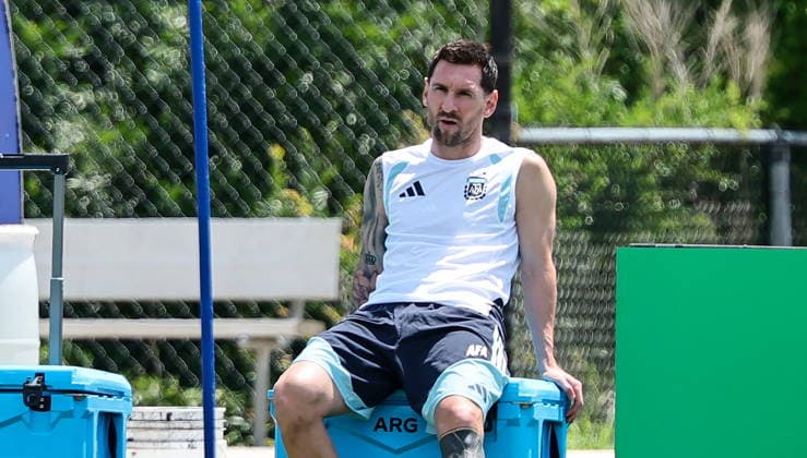 Fußball, FIFA WM 2026, Nationalteam Argentinien, Training