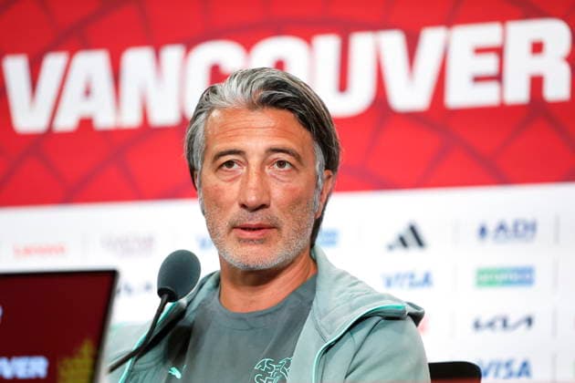 Fußball, FIFA WM 2026, Nationalteam Schweiz, Pressekonferenz