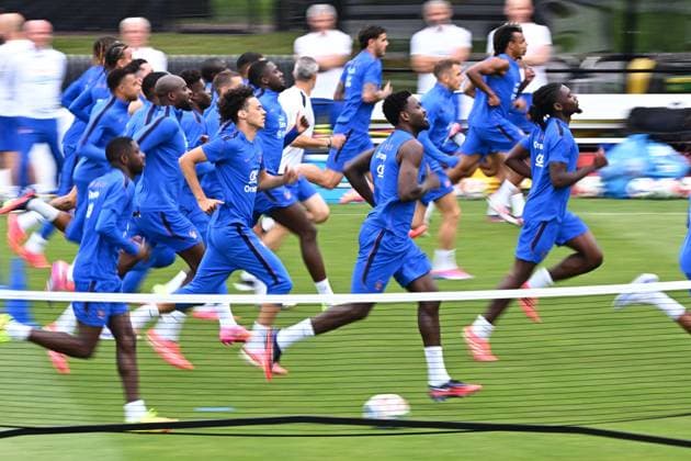 Fußball, FIFA WM 2026, Nationalteam Frankreich, Training