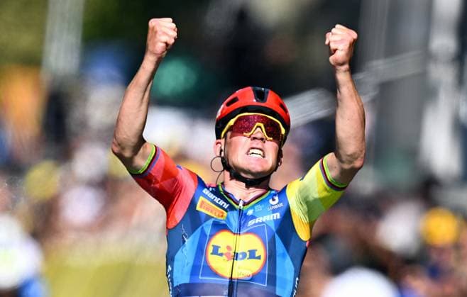 Radsport, Tour de France, 4. Etappe, Etappensieger Mads Pedersen