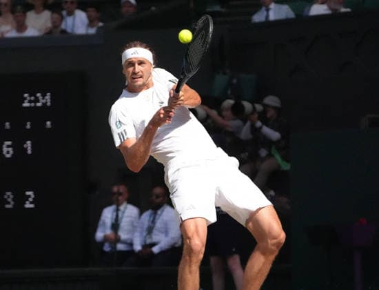 Tennis, Wimbledon, Tag 9, Alexander Zverev - Jiri Lehecka