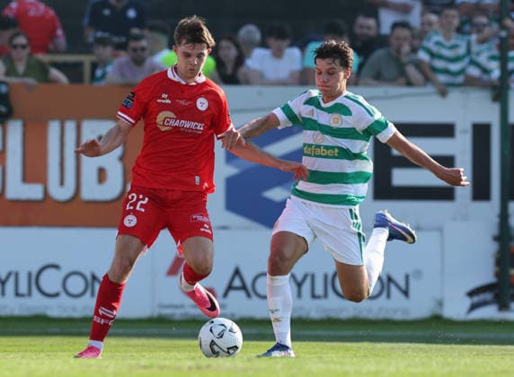 Fußball, Testspiel, Shelbourne FC - Celtic Glasgow