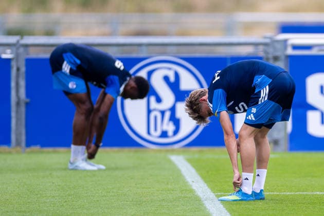 Fußball, 1. BL, FC Schalke 04, Training