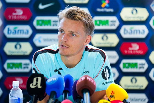 Fußball, FIFA WM 2026, Nationalteam Norwegen, Pressekonferenz
