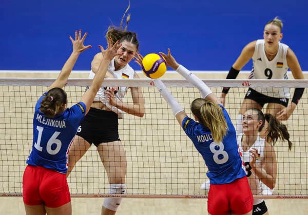 Volleyball, Frauen, Nations League, Tschechien - Deutschland