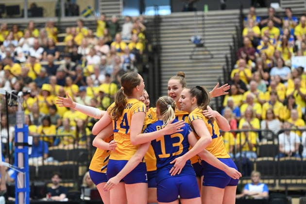 Volleyball, Frauen, European League, Schweden - Slowenien
