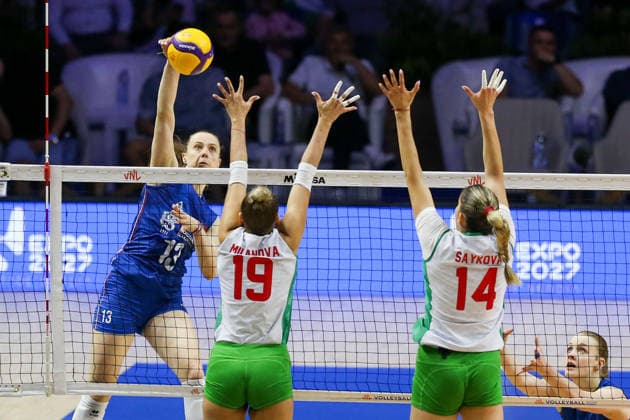 Volleyball, Frauen, European League, Serbien - Bulgarien