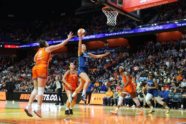 Basketball, WNBA, Connecticut Sun - Minnesota Lynx