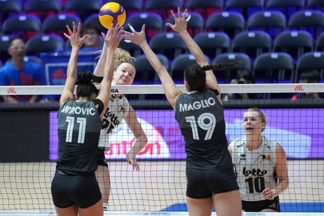 Volleyball, Frauen, Nations League, Belgien - Kanada