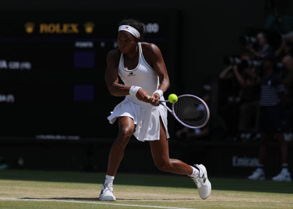 Tennis, Wimbledon, Tag 11, Karolina Muchova - Coco Gauff