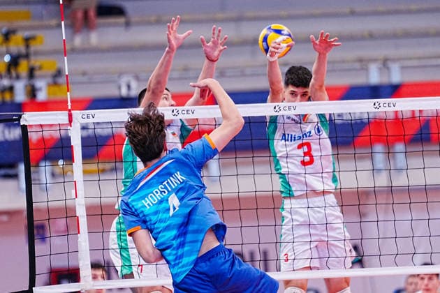 Volleyball, U18 EM, Niederlande - Bulgarien