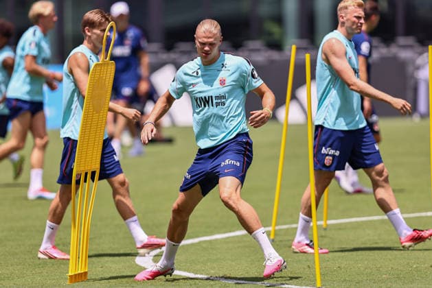 Fußball, FIFA WM 2026, Nationalteam Norwegen, Training