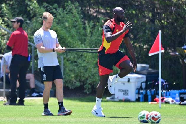 Fußball, FIFA WM 2026, Nationalteam Belgien, Training