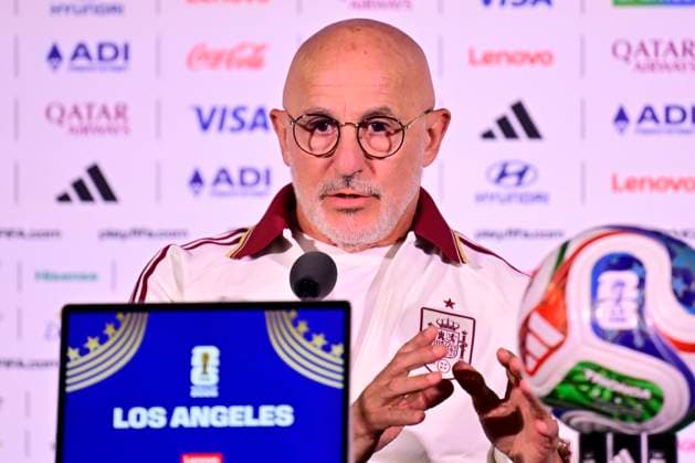 Fußball, FIFA WM 2026, Nationalteam Spanien, Pressekonferenz