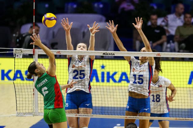 Volleyball, Frauen, Nations League, Bulgarien - Tschechien