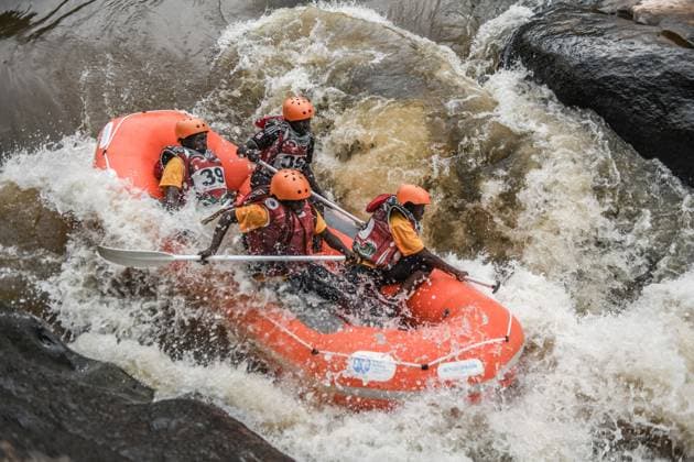Rafting, WM in Sagana, Kenia