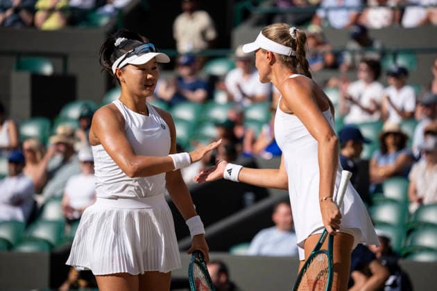 Tennis, Wimbledon, Tag 12, Frauen, Doppel