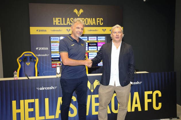 Fußball, Italien, FC Hellas Verona, Marco Baroni als neuer Trainer vorgestellt