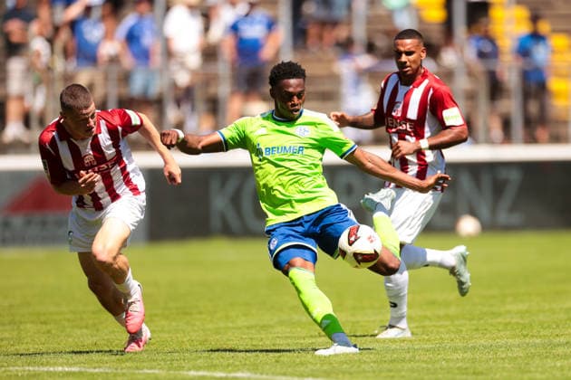 Fußball, Testspiel, FC Gütersloh - FC Schalke 04