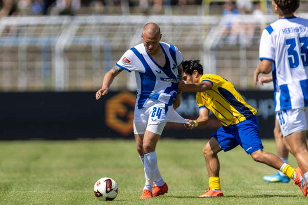 Fußball, Testspiel, 1. FC Lokomotive Leipzig - Hertha BSC