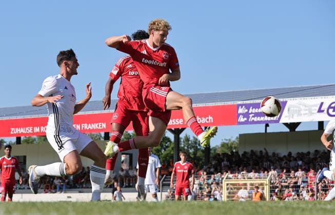 Fußball, Testspiel, SpVgg Ansbach 09 - 1. FC Nürnberg