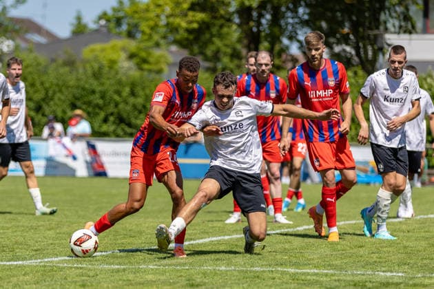 Fußball, Testspiel, SGM Langenau - 1. FC Heidenheim
