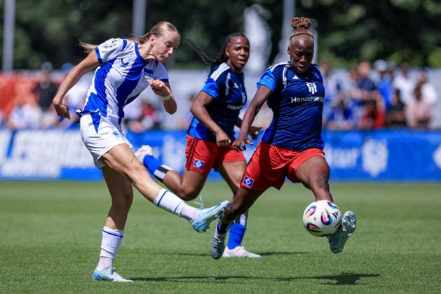 Fußball, Frauen, Testspiel, Hamburger SV - Hertha BSC