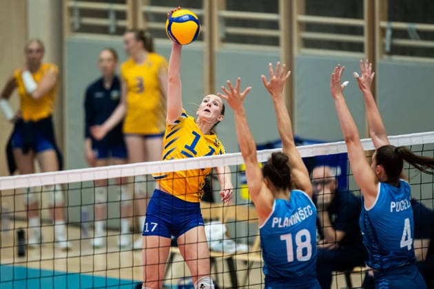 Volleyball, Frauen, Nations League, Slowenien - Schweden
