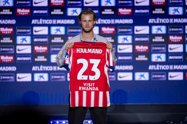 Fußball, Spanien, Atletico Madrid präsentiert Neuzugang Morten Hjulmand