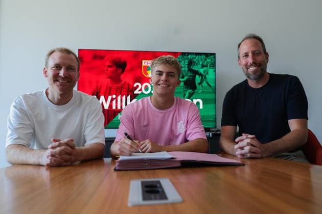 Fußball, 1. BL, FC Augsburg präsentiert Neuzugang Hennes Behrens