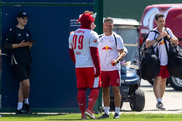Fußball, 1. BL, RB Leipzig Trainingsauftakt