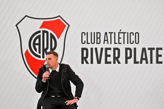 Fußball, Argentinien, Torwart Franco Armani nimmt per Pressekonferenz Abschied von CA River Plate