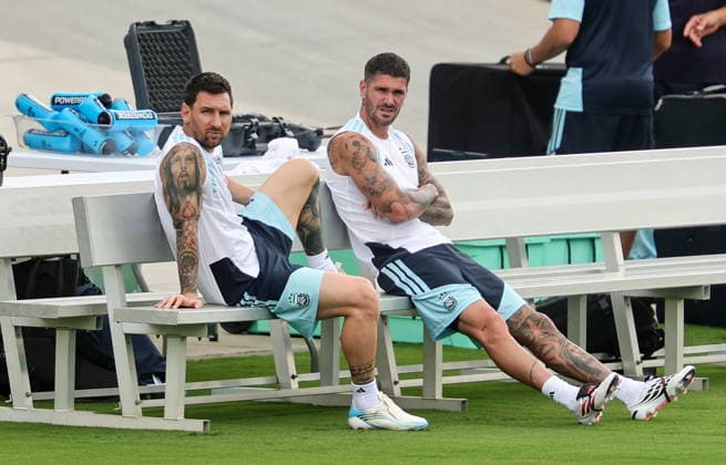 Fußball, 2026 FIFA WM, Nationalteam Argentinien, Training