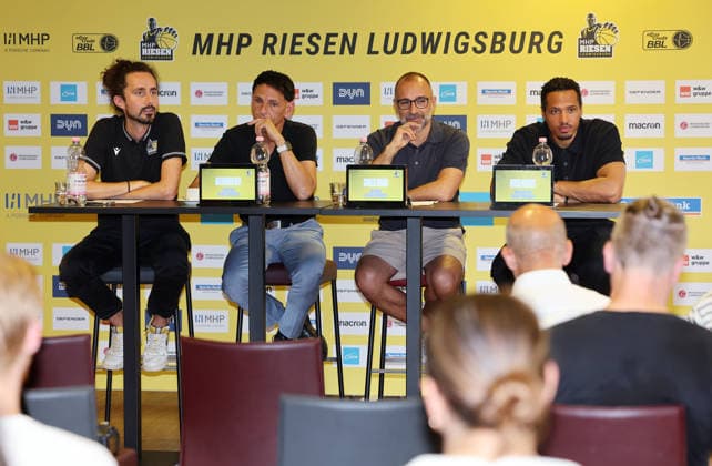 Basketball, BBL, MHP Riesen Ludwigsburg, Pressetermin