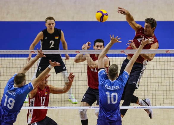 Volleyball, Nations League, Deutschland - Slowenien