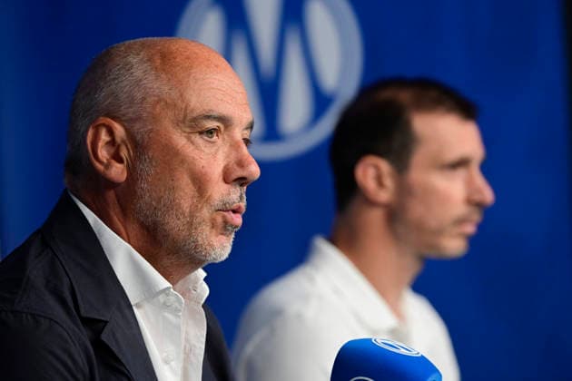 Fußball, Frankreich, Olympique Marseille, Pressekonferenz