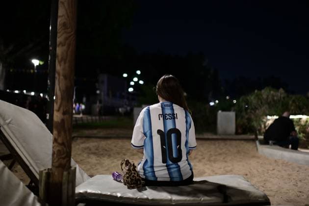 Fußball, FIFA WM 2026, England - Argentinien, Fans in Ramat Gan, Israel