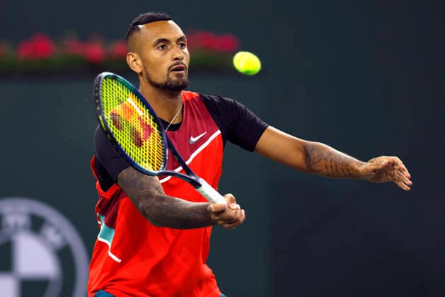 Tennis-Star Nick Kyrgios wegen positivem Kokain-Test gesperrt, Archivbilder