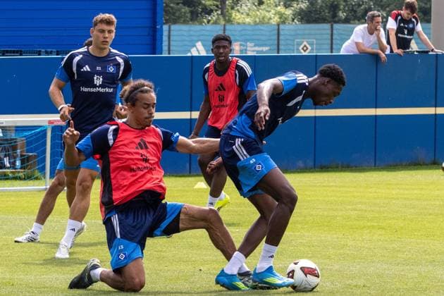 Fußball, 1. BL, Hamburger SV, Trainingsauftakt