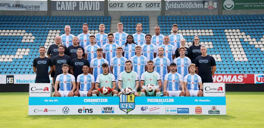Fußball, RL Nordost, Chemnitzer FC, Porträttermin 2026 2027