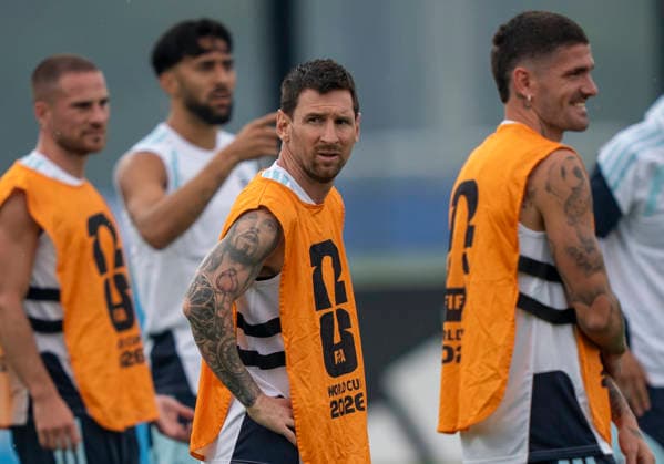 Fußball, FIFA WM 2026, Nationalteam Argentinien, Training