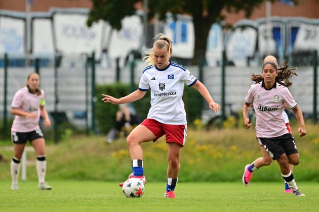 Fußball, Frauen, Testspiel, Hamburger SV - Odense BK