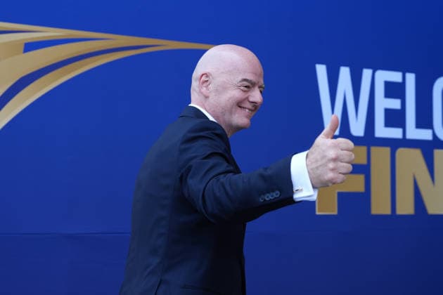 Fußball, FIFA WM 2026, Finale, Spanien - Argentinien, FIFA Präsident Gianni Infantino