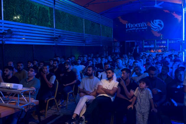 Fußball, FIFA WM 2026, Finale, Spanien - Argentinien, Public Viewing in Gaza
