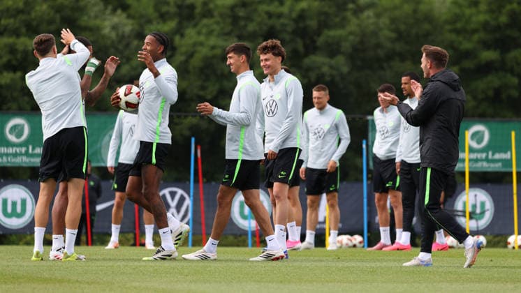 Fußball, 2. BL, VfL Wolfsburg, Trainingslager
