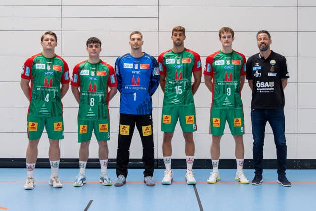 Handball, HBL, SC Magdeburg, Fototermin
