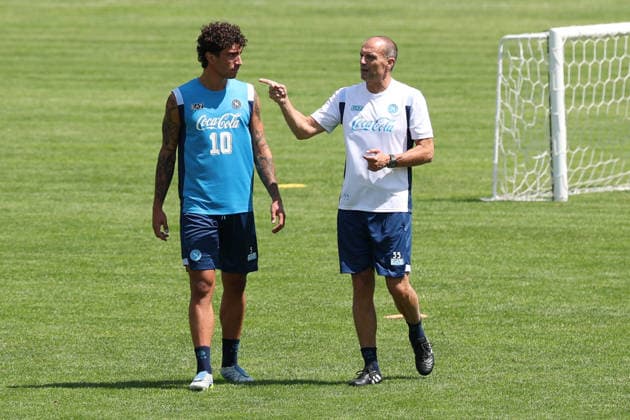 Fußball, Italien, SSC Neapel, Training